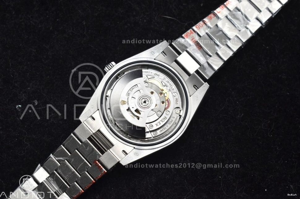 Bracelet 904L DayDate Steel President Dial A3255 40 V2 SS Blue GMF Stick On Ice 0329